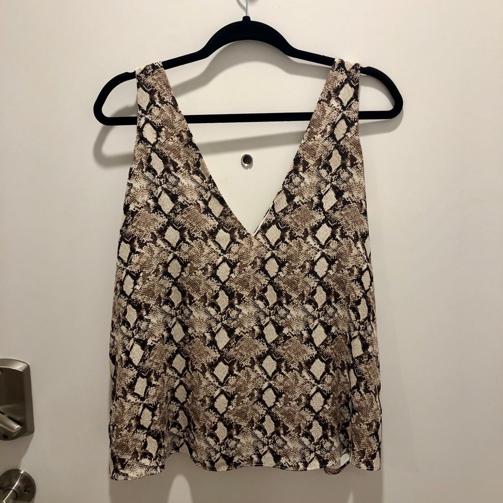 NWT Leith Snake Skin Tank